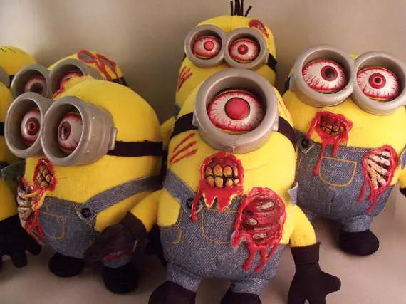 僵尸小黃人:從可愛變可怕的各種DIY手工娃娃