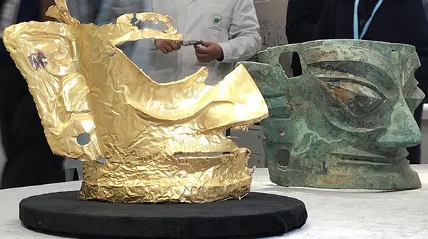 酷似外星人神秘文物，三星堆遺址新出土金面具、象牙