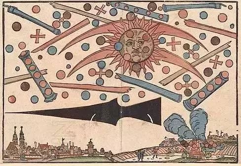 1561年紐倫堡的UFO空中大戰目擊事件