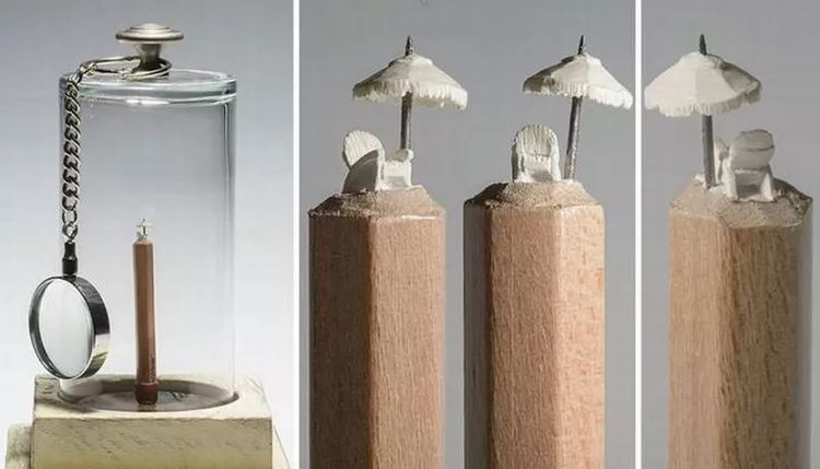 微雕藝術簡直驚艷眾人！筆芯就雕刻出“大象全家福”