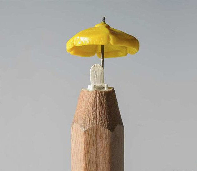 微雕藝術簡直驚艷眾人！筆芯就雕刻出“大象全家福”