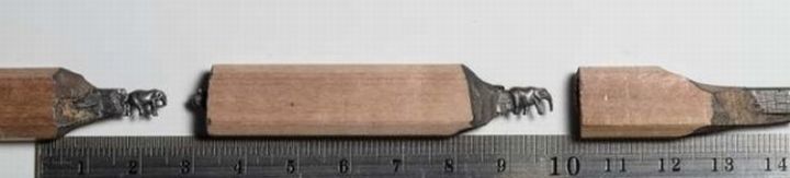 微雕藝術簡直驚艷眾人！筆芯就雕刻出“大象全家福”