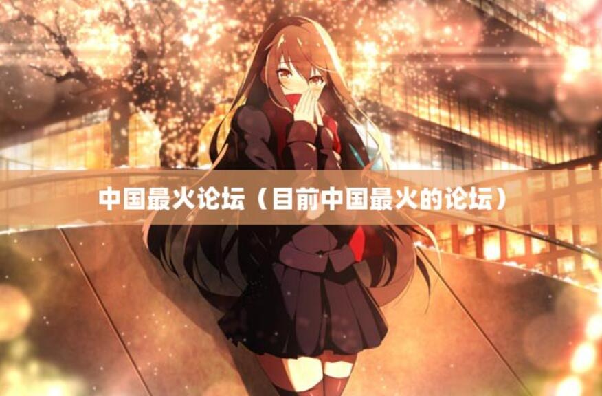 中國最火論壇(目前中國最火的論壇) 中國最火論壇(目前中國最火的論壇)