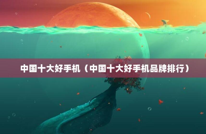 中國十大好手機（中國十大好手機品牌排行）